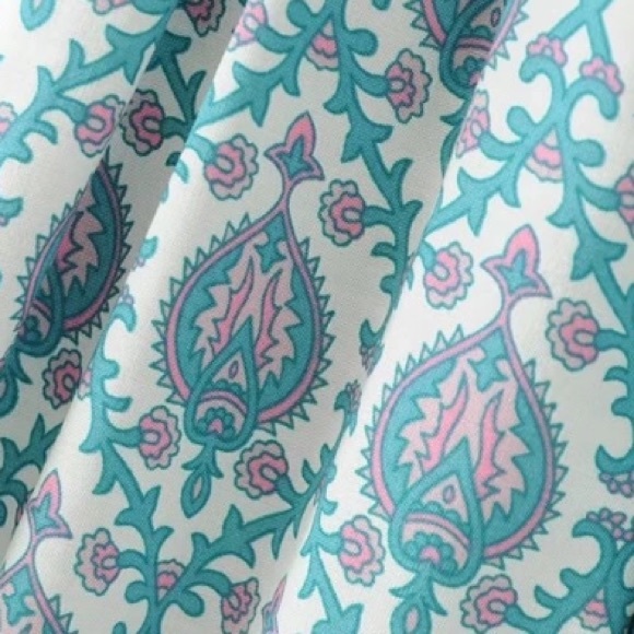 Sage Buttondown Blouse TOP Oracle NEW - Picture 6 of 8